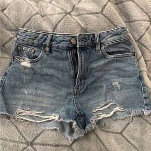 Denim Distressed Women's Shorts
